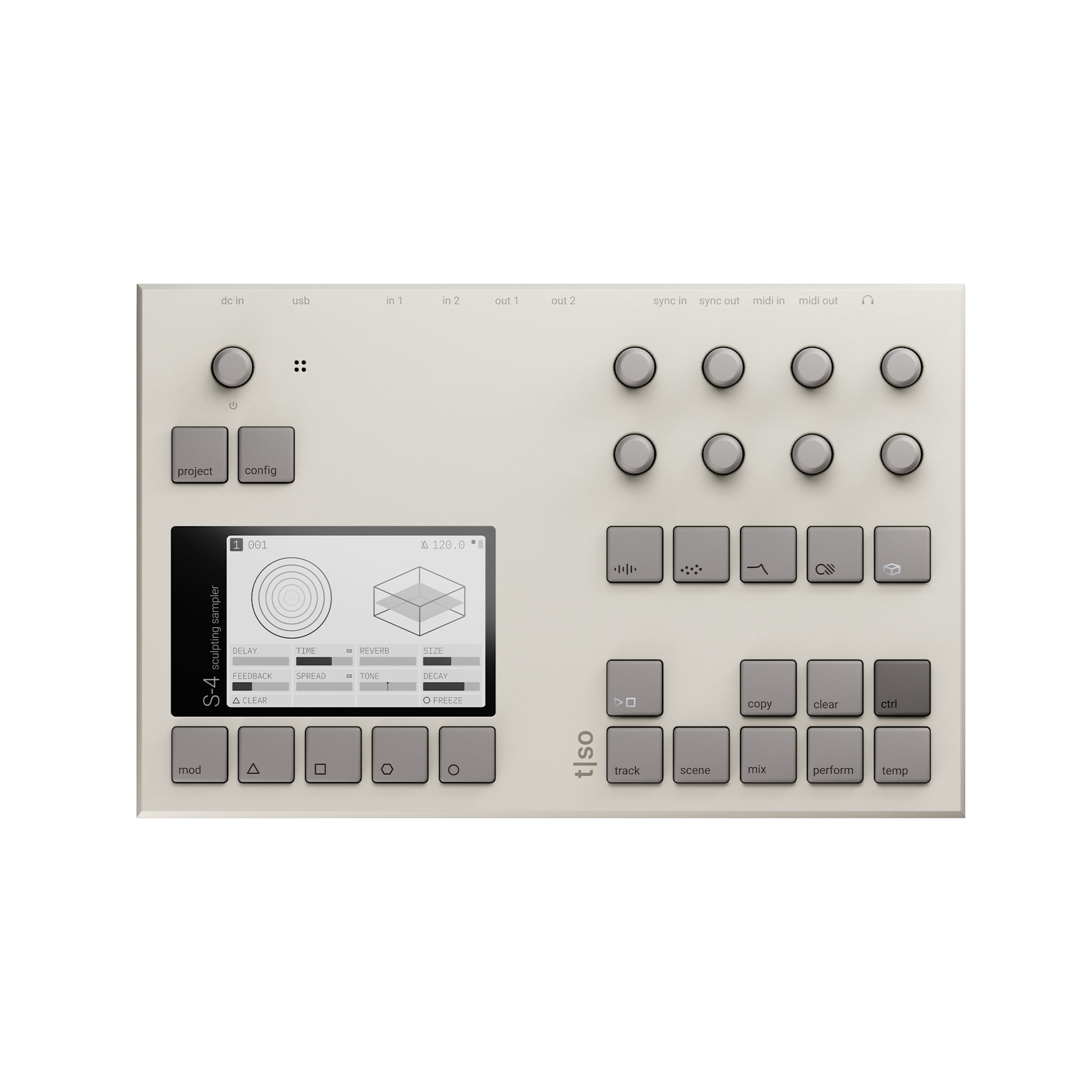 【美品】Torso Electronics S-4 Torso Electronics S-4 Sculpting Sampler S4 white